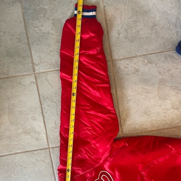 MLB Texas Rangers vintage Starter jacket retro 90s 80s XL Correa Seagar Seager - Picture 9 of 13